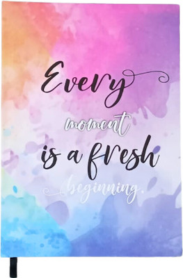CRAFTOPIX REGULAR A5 Diary Ruled 192 Pages(Multicolor)