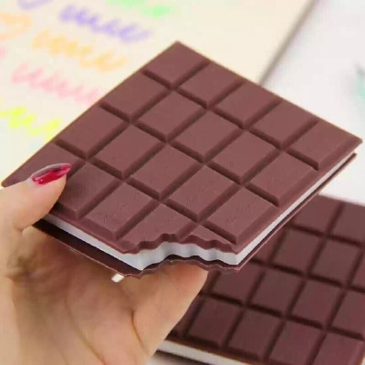 MSN new chocolate diary Pocket-size Note Pad 100 Pages(Brown)