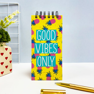 articious Good Vibes Regular Desk Planner Ruled 264 Pages(To Do List)