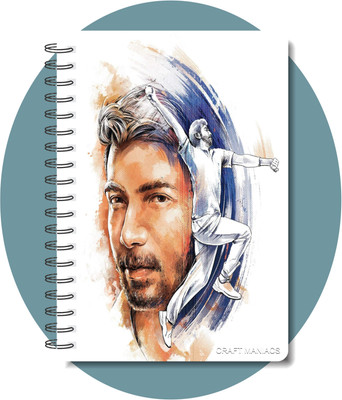 craft maniacs CRICKET 2024 NOTEBOOK COLLECTION A5 Diary RULED 160 Pages(White)
