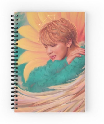 craft maniacs JIMIN DIARY A5 Notebook RULED 160 Pages(Multicolor)