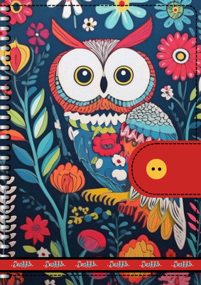 Scribble Thick 200 Pages with Bookmark A4 Notebook Ruled Single Line 200 Pages 60 Pages(Blue)