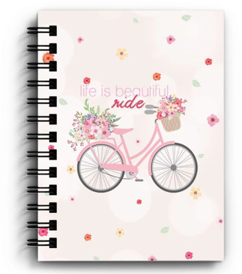 craft maniacs CUTE 2023 COLLECTION A5 Notebook RULED 160 Pages(Black)