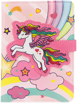 Nubby Dotss Unicorn Diary A5 Organizer mix 100 Pages(dark pink)
