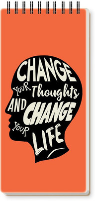 Nourish ToDo List Note Pad_DRY Regular Note Pad Ruled 50 Pages(CHANGETHOUGHTSCHANGELIFE)