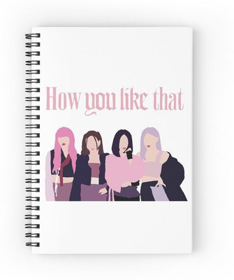 craft maniacs BLACKPINK DIARY A5 Diary RULED 120 Pages(Multicolor)