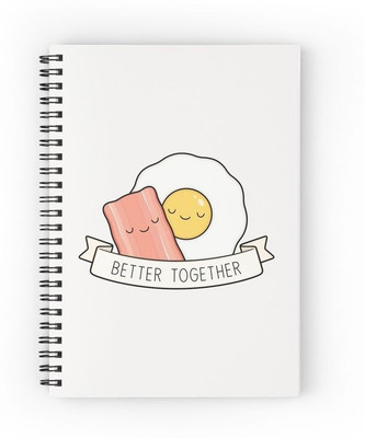 craft maniacs FOOD LOVE COLLECTION A5 Notebook RULED 160 Pages(Multicolor)