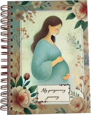 Bop Canvases Pregnancy Diary A5 Diary Printed 180 Pages(Multicolor)