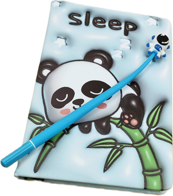 Paper Bear Panda A5 Diary Designer 80 Pages(Green)