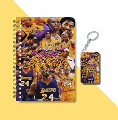 craft maniacs 2023 KOBE DIARY + KEYCHAIN A5 Notebook RULED 160 Pages(Multicolor)