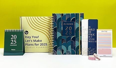 The Umbrella Store A5 Notebooks A5 Notebook Ruled 120 Pages(Multicolore)