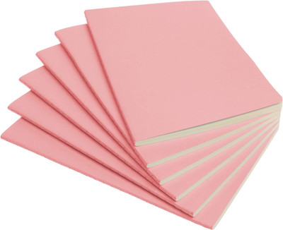 INNAXA Softcover Journals for Writing - Blank Notebook A5 Notebook Blank 64 Pages(Pink, Pack of 6)