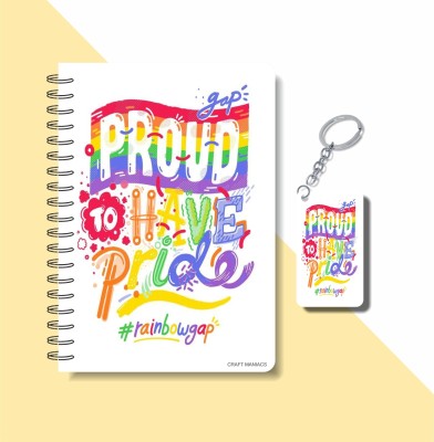 craft maniacs PRIDE A5 Diary RULED 160 Pages(PROUD TO HAVE PRIDE)