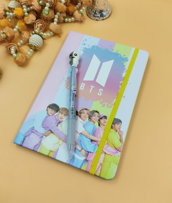 Paper Bear BTS Regular Diary single 60 Pages(Yellow, Pack of 2)