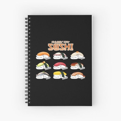 craft maniacs KITTY COLLECTION A5 Notebook RULED 160 Pages(Black)