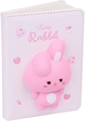 Uni Seoul squishy notebook Mini Notebook unruled 128 Pages(Pink)