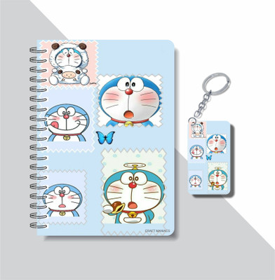 craft maniacs DOREMON 2023 NOTEBOOK COLLECTION A5 Notebook RULED 160 Pages(White)