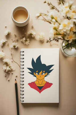 Graphic Word Anime Notebook A5 Notebook unrulled 160 Pages(White)