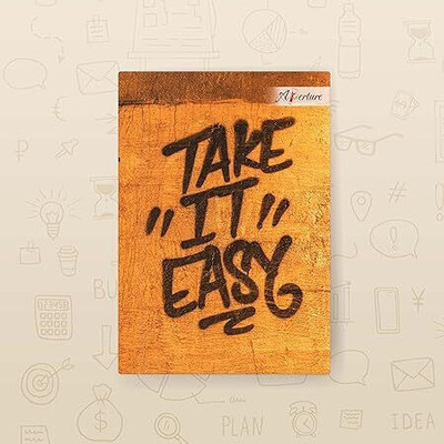 Aperture 1 A5 Diary Ruled 160 Pages(Yellow)