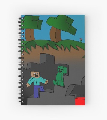 craft maniacs MINECRAFT NOTEBOOK COLLECTION A5 Diary RULED 160 Pages(Black)