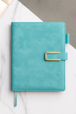 AccuPrints Magnetic Diary A5 Diary Ruled 192 Pages(Sea Green)