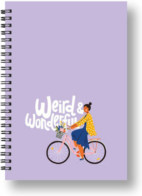 ROT RIX Notebook A5 Diary Ruled 144 Pages(Violet)