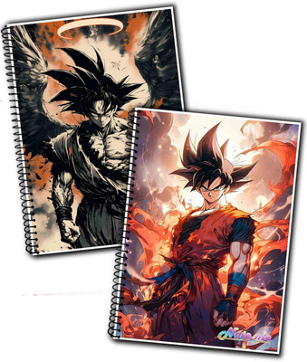 NOTEme Premium spiral bound A4 Notebook unruled 200 Pages(Multicolor, Pack of 2)