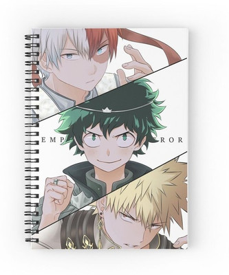 craft maniacs ANIME NOTEBOOKS A5 Note Book RULED 160 Pages(Multicolor)