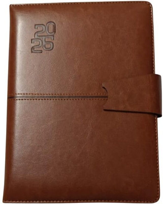 Good Luckfile Executive A5 Diary Unruled 365 Pages(Brown)