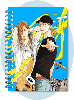 craft maniacs BANANA FISH COLLECTION A5 Notebook RULED 160 Pages(Multicolor)