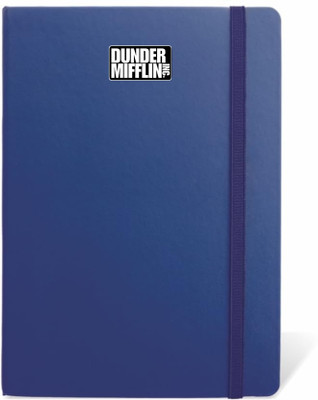 Dunder Mifflin Inc Opus A5 Notebook 21.5cm x 15cm A5 Diary Premium Ruled for Writing, Notes, Office & School Use 150 Pages(Blue)