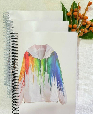 Gospiral Spiral notebook set A4 Notebook Ruled 200 Pages(White, Pack of 3)