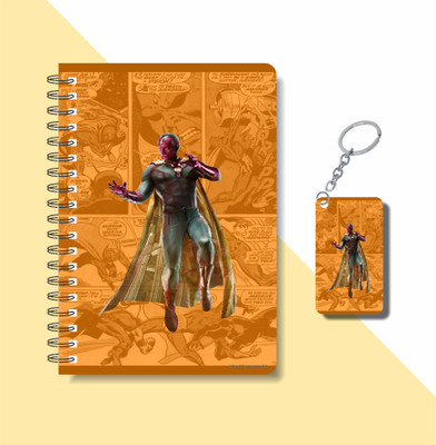 craft maniacs SUPERHERO 2023 COLLECTION A5 Notebook RULED 160 Pages(Multicolor)