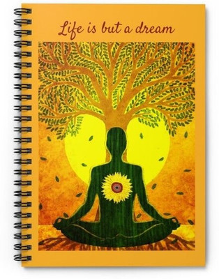 craft maniacs BUDDHA COLLECTION A5 Diary RULED 120 Pages(BUDDHA COLLECTION)