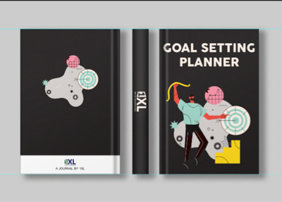 ONE XL INFO LLP Goal Setting Planner A5 Journal Ruled 104 Pages(Multicolor)