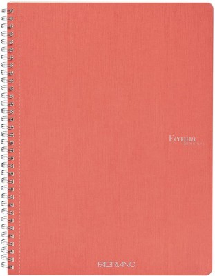 Fabriano Ecoqua A4 Note Book Lined 140 Pages(Flamingo)