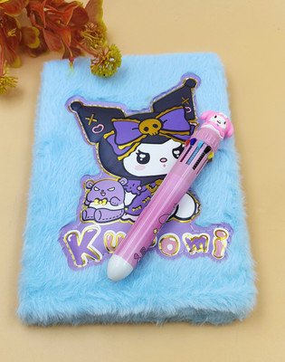 Paper Bear Personal Journal for Girls & Kids Regular Notebook rule 100 Pages(Light Blue)