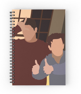 craft maniacs F.R.I.E.N.D.S NOTEBOOK A5 Diary RULED 160 Pages(Multicolor)
