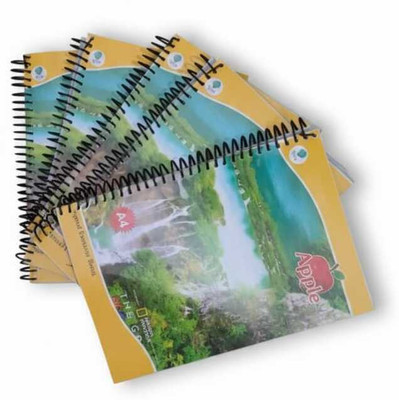 Aditya and krishna copy Recycled Handmade rough copy A4 Notebook Rulled 500 Pages(Multicolor, Pack of 5)