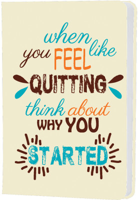 AccuPrints Motivation Diary A5 Diary Ruled 200 Pages(Multicolor)