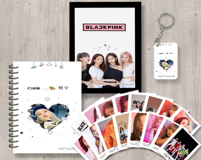 craft maniacs BLACKPINK GIFTING COMBO A5 Notebook RULED 120 Pages(LACK, Pack of 4)