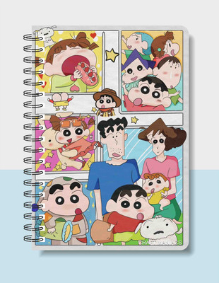 craft maniacs SHINCHAN DIARY 2025 A5 Notebook RULED 160 Pages(Multicolor)