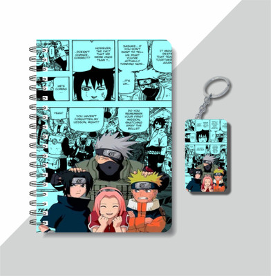 craft maniacs A5 NOTEBOOK + KEYCHAIN COLLECTION A5 Notebook RULED 160 Pages(Multicolor)