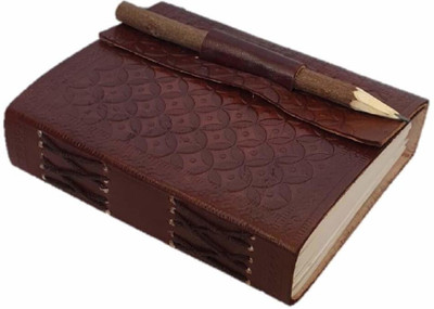 Anshika International Journal Diary Regular Diary Unruled 100 Pages(Brown, Pack of 2)