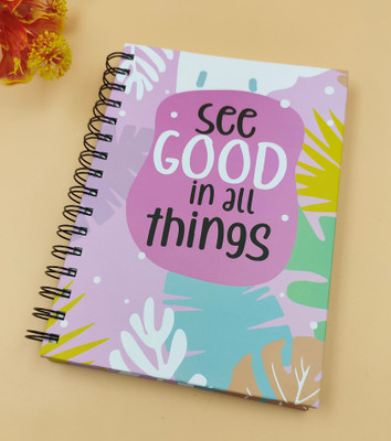Paper Bear Fancy A4 Diary ruled 80 Pages(Multicolor)