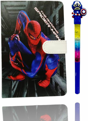Le Delite avengers Regular Diary ruled 100 Pages(Multicolor)