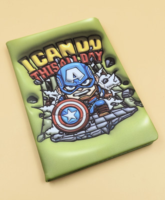 Paper Bear Caption America A5 Diary Designer 80 Pages(Light Green)