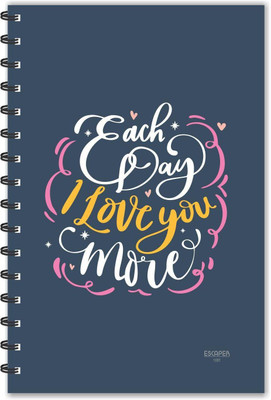 ESCAPER RG1081 A5 Diary Ruled 160 Pages(Multicolor)