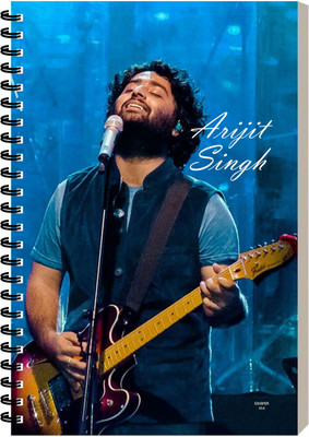 ESCAPER Arijit Singh Bollywood Singer Diary Notebook, Travel Notepad A5 Diary Ruled 160 Pages(Arijit Singh)