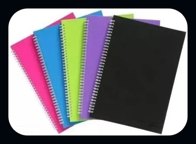 UNIQPAL Set of 5 A4 Notebook Ruled 200 Pages(Multicolor, Pack of 5)
